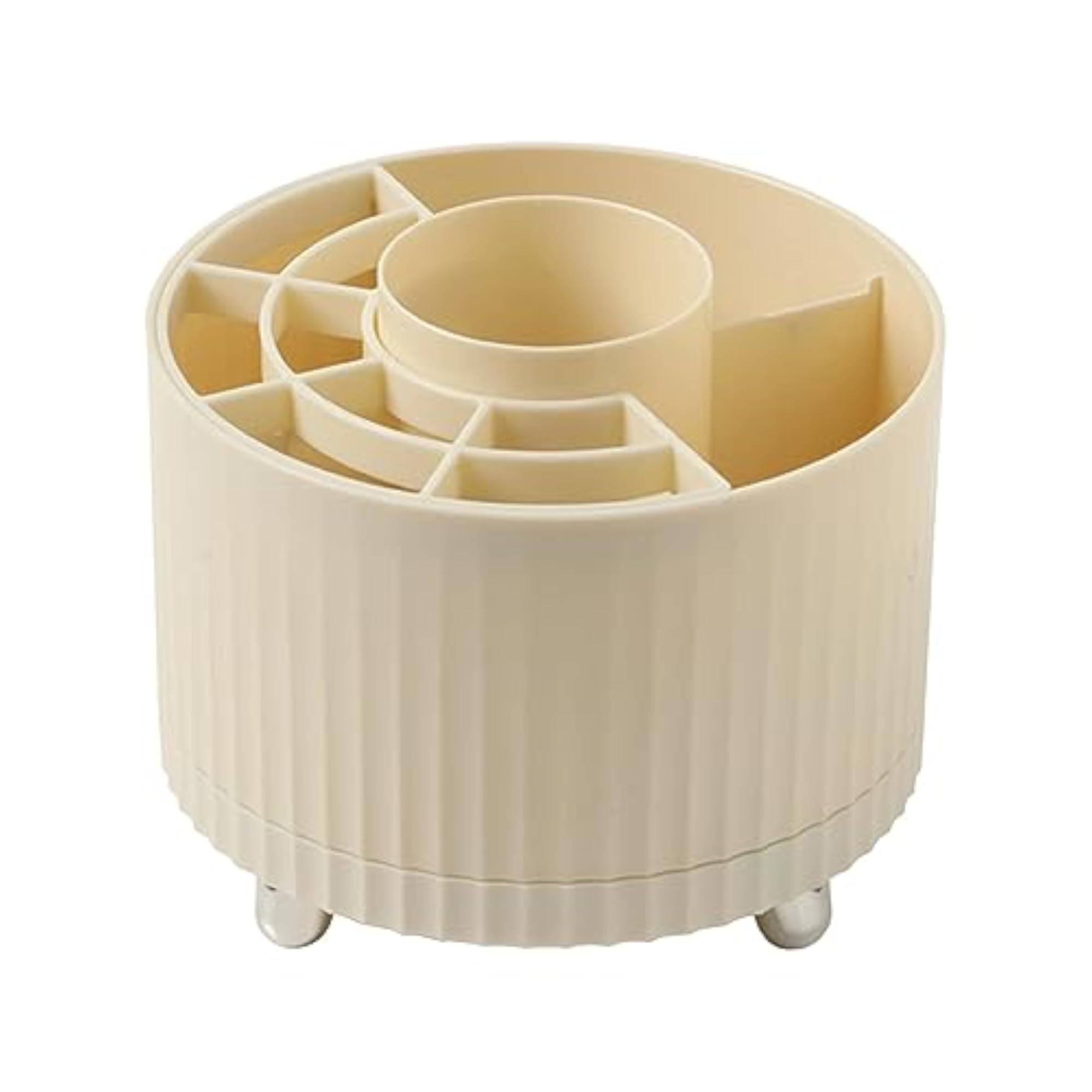 Makeup Brush Holder Organizer Cosmetic Brush Storage Box, Yellow